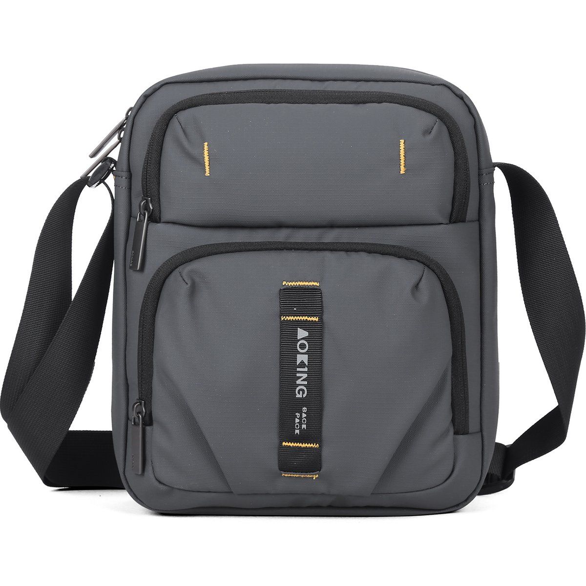 Unisex Kleine Umhängetasche mit Taschen