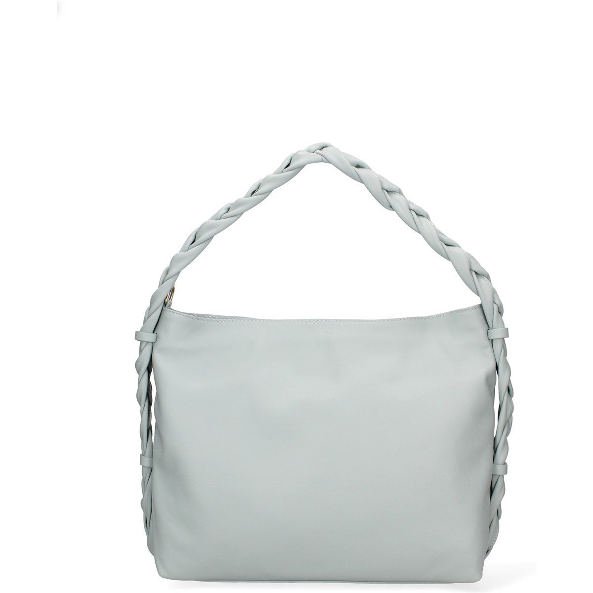 Ledertasche mit geflochtenem Griff