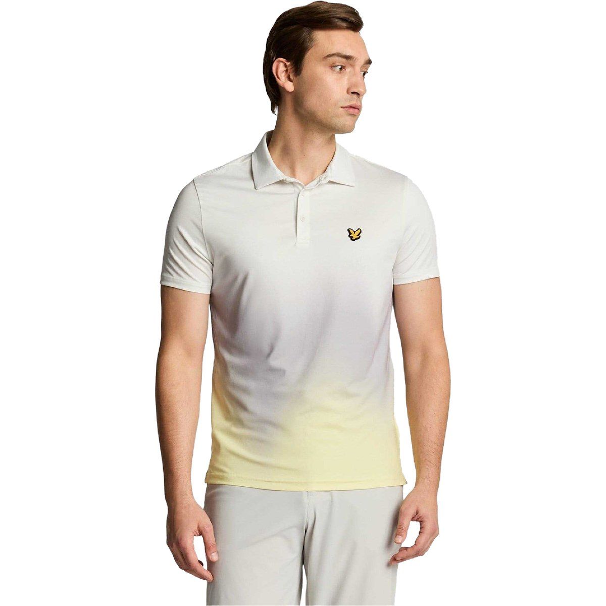 Herren-Polohemd mit Farbverlauf
