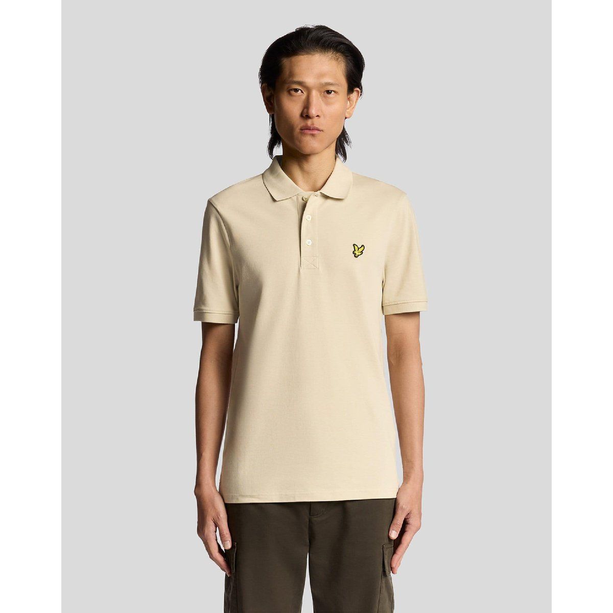 Klassisches Piqué-Baumwoll-Poloshirt