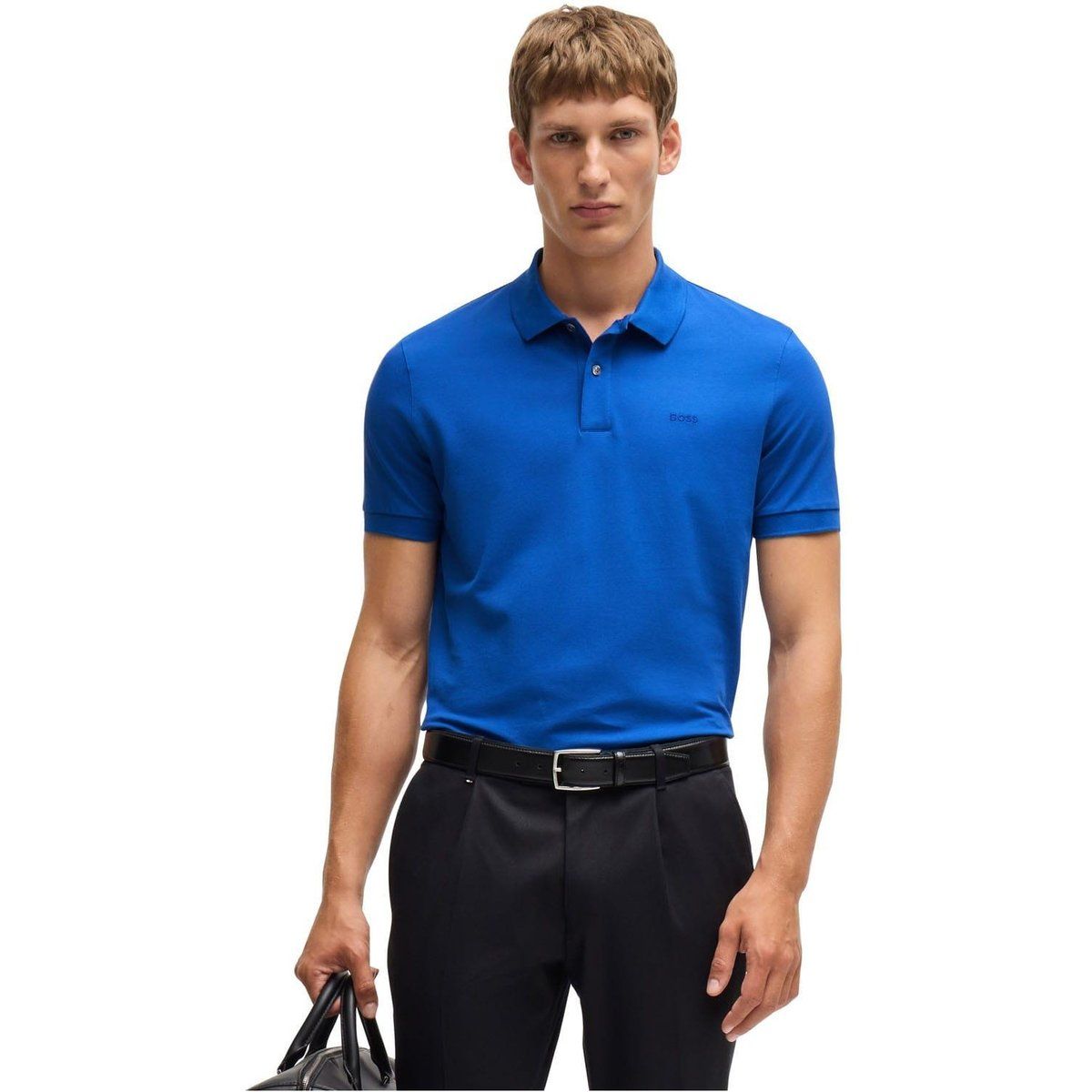 Klassisches Baumwoll-Piqué-Poloshirt