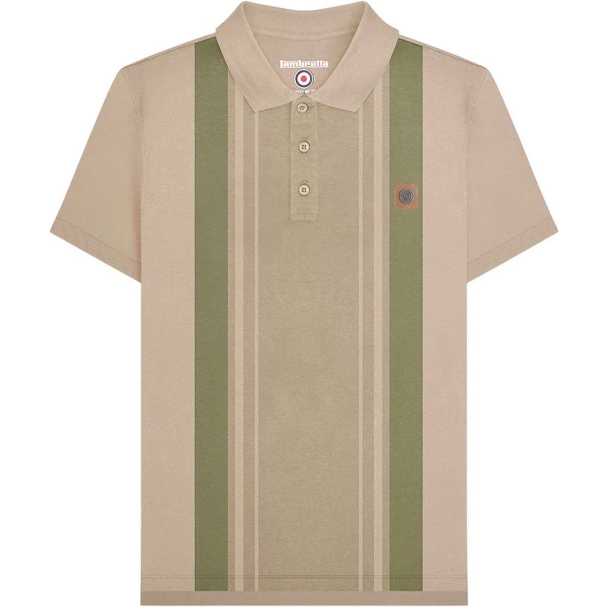 Herren Piqué Poloshirt mit Streifen