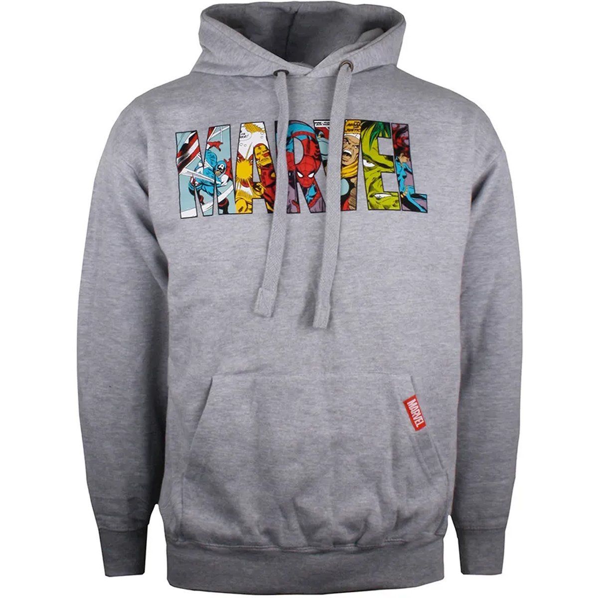 Marvel - Kapuzenpullover Logo für Herren (Grau)