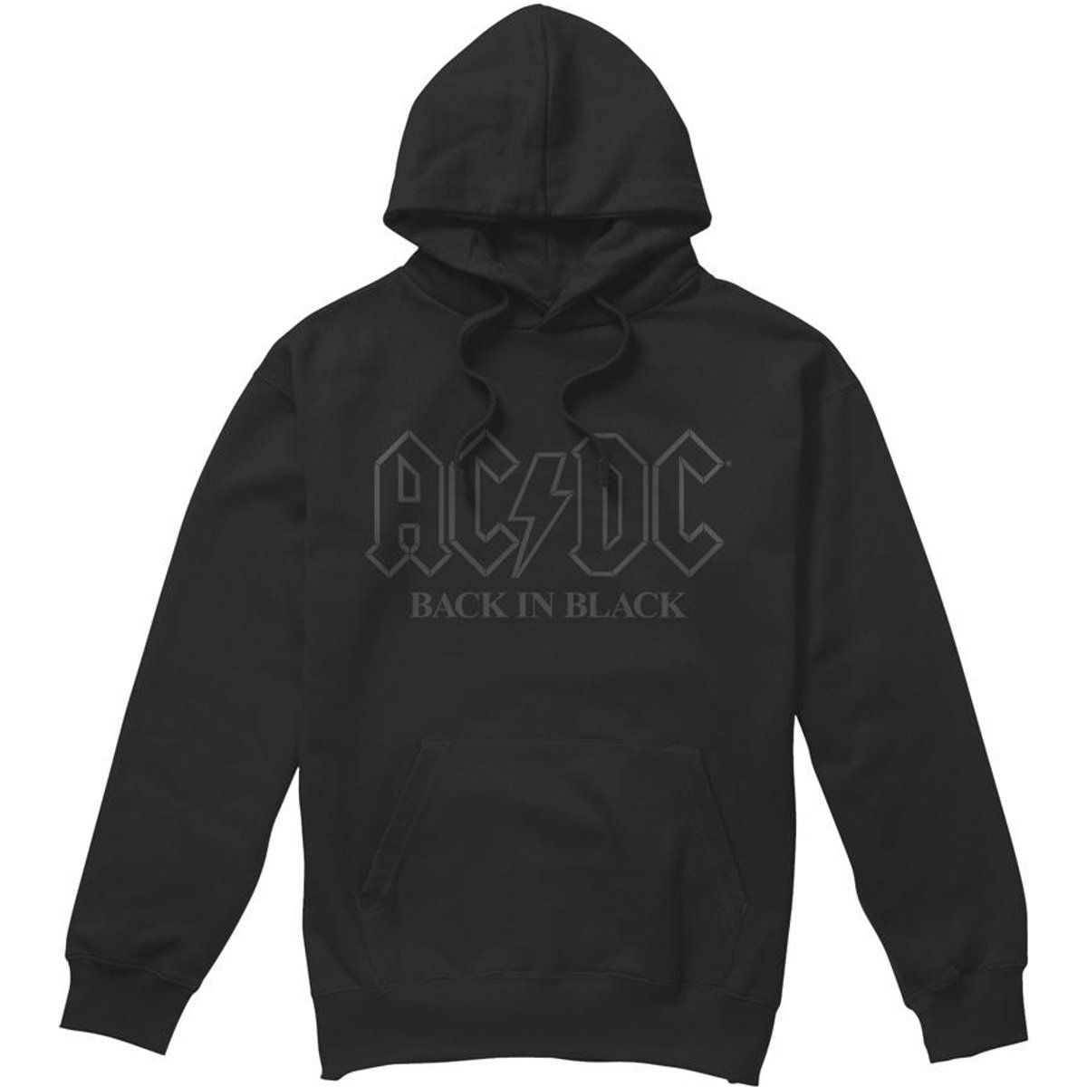 AC/DC - "Back In Black" Kapuzenpullover für Herren (Schwarz)