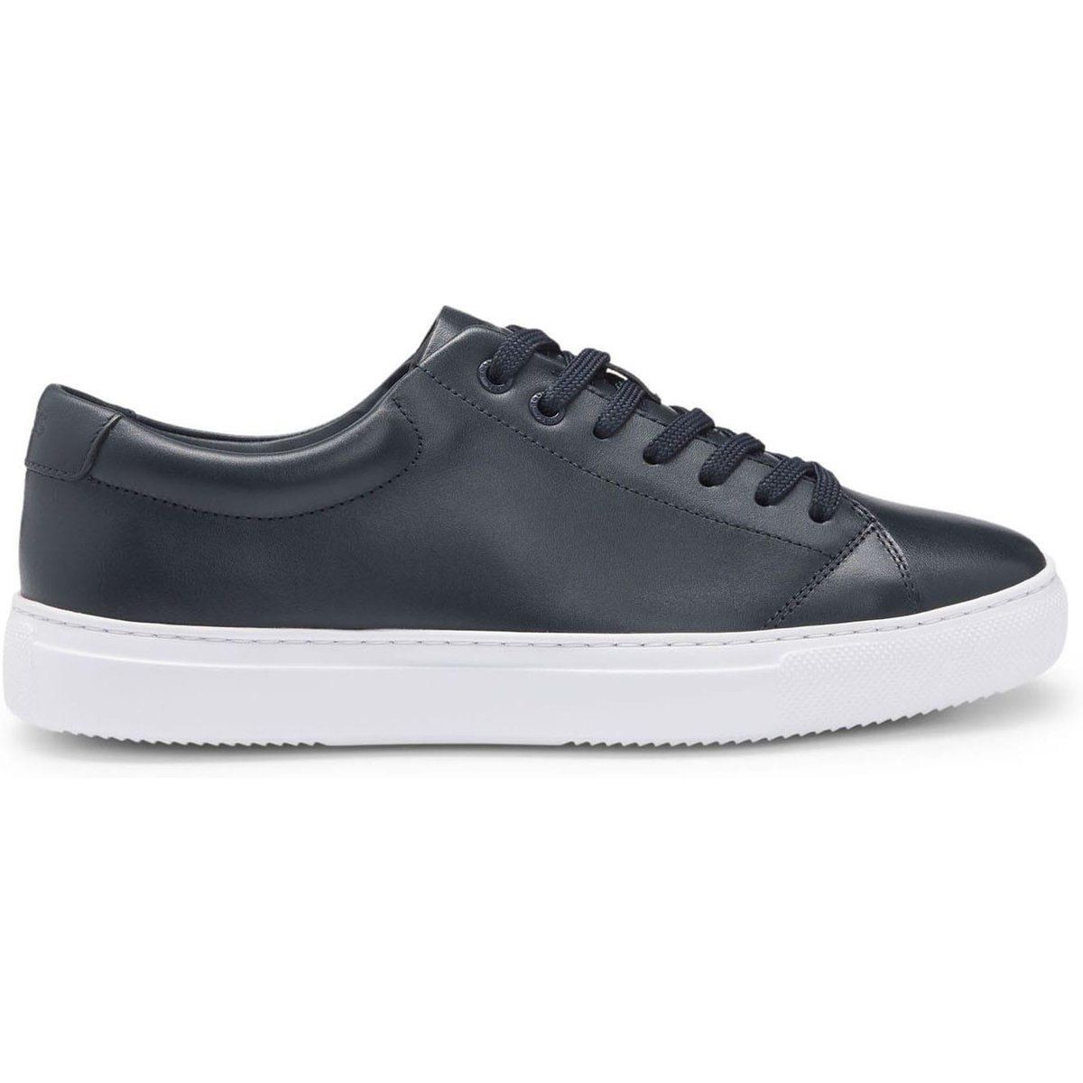 Leder-Freizeitsneaker mit niedrigem Schaft