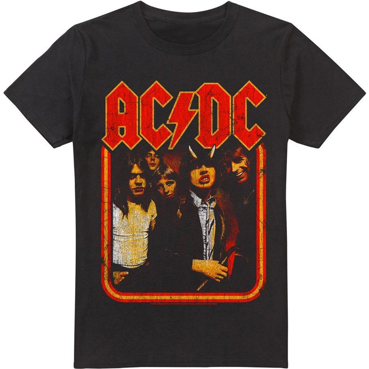AC/DC Band Grafikdruck T-Shirt