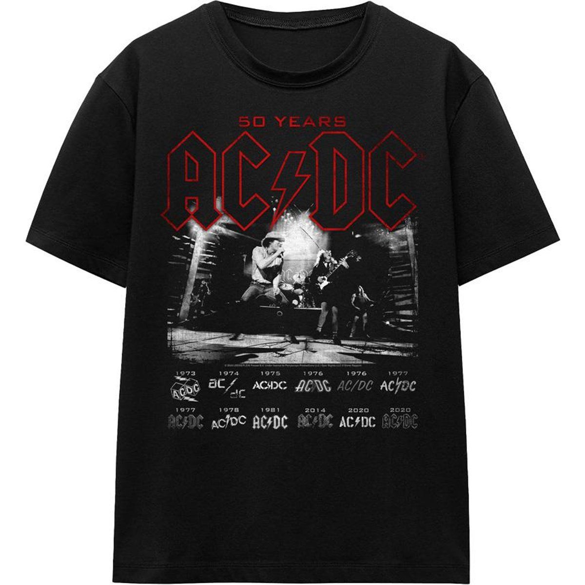 AC/DC Grafik-T-Shirt zum 50. Jubiläum