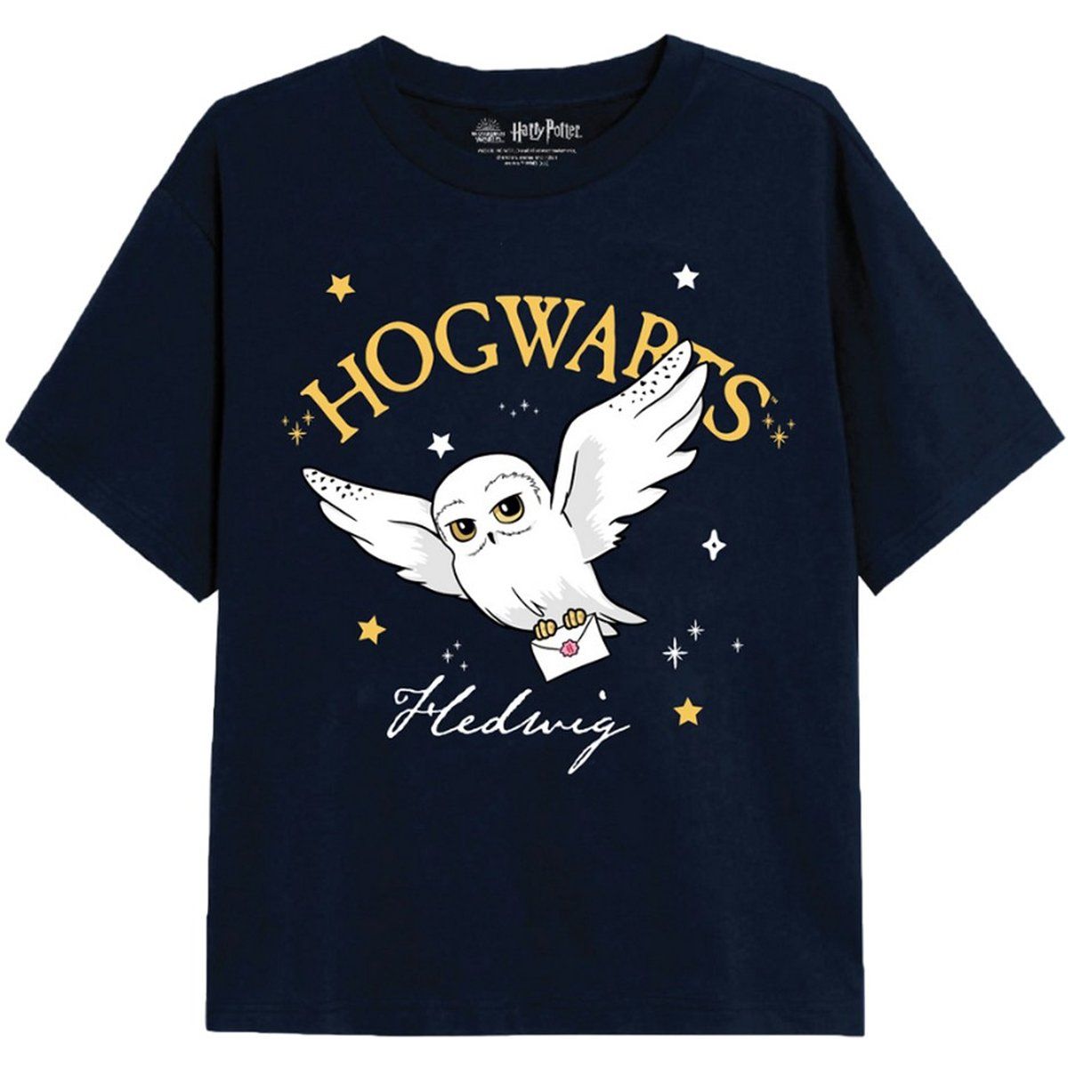 Harry Potter - T-Shirt für Mädchen (Marineblau)