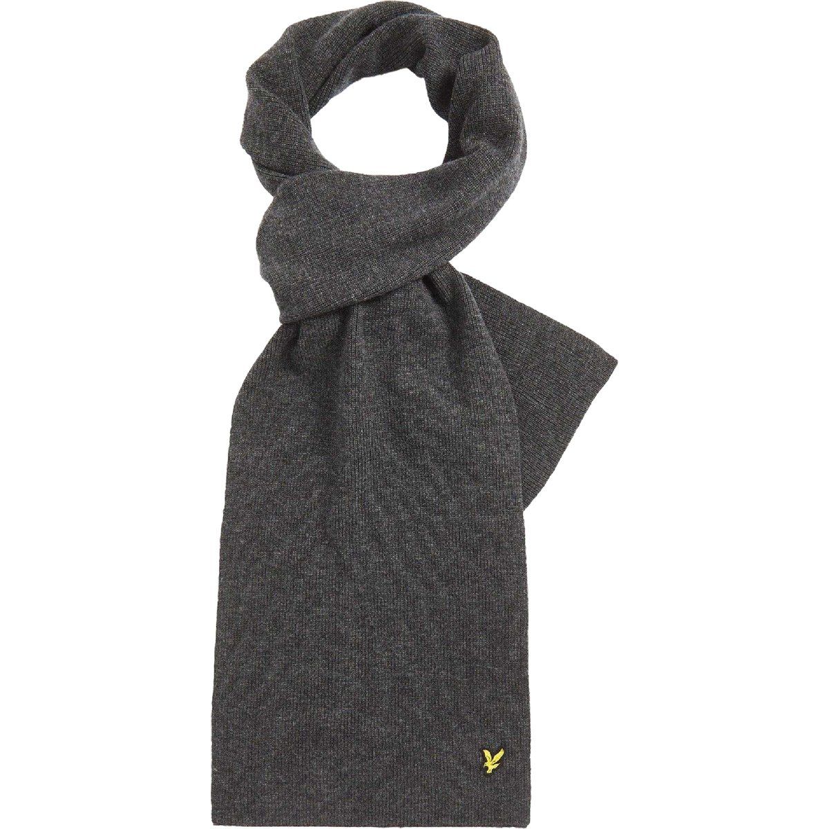 Rippenstrick Schal aus Lammschurwollmischung Unisex