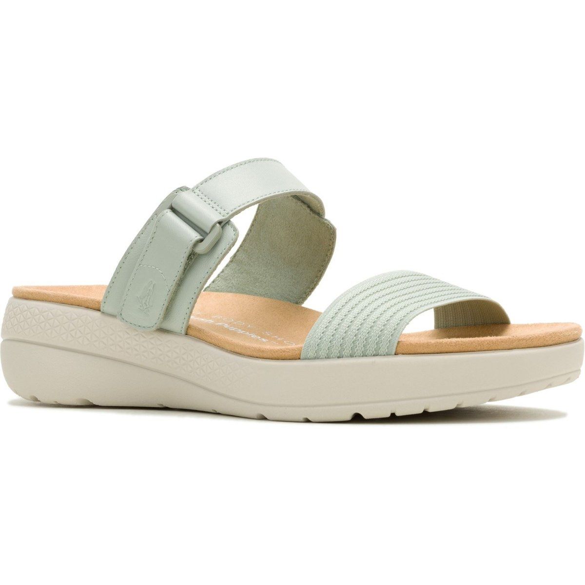 Hush Puppies Breathe Gore Leder Damen Sage Standard Sandalen