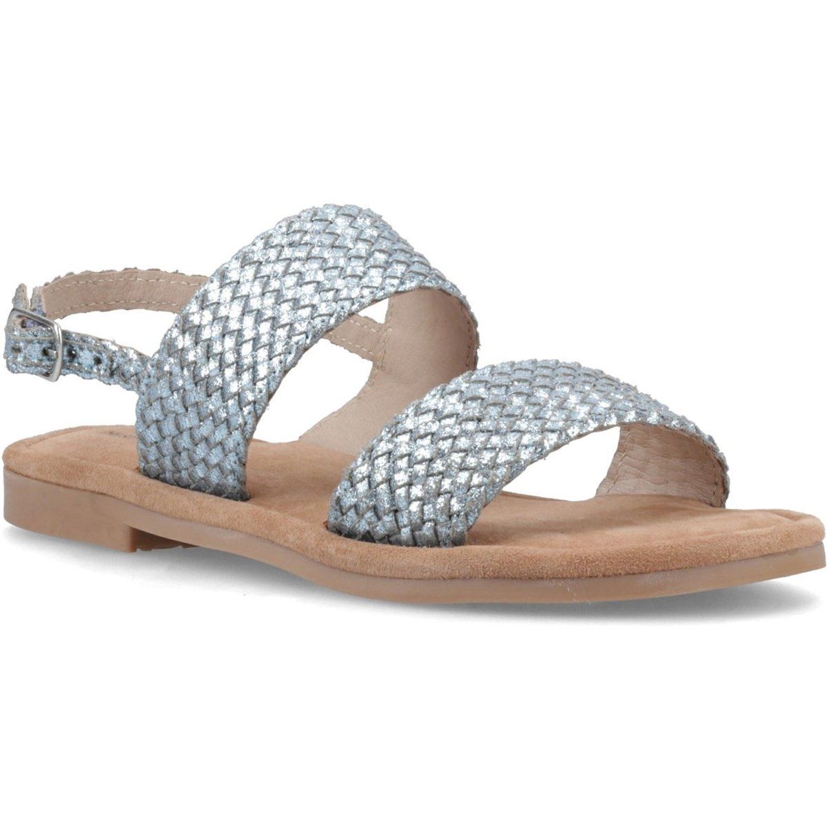 Hush Puppies Helene Sandale Leder Damen Blau Standard Sandalen