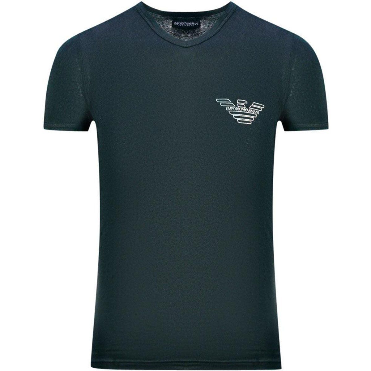Herren Stretch Baumwoll V-Ausschnitt T-Shirt