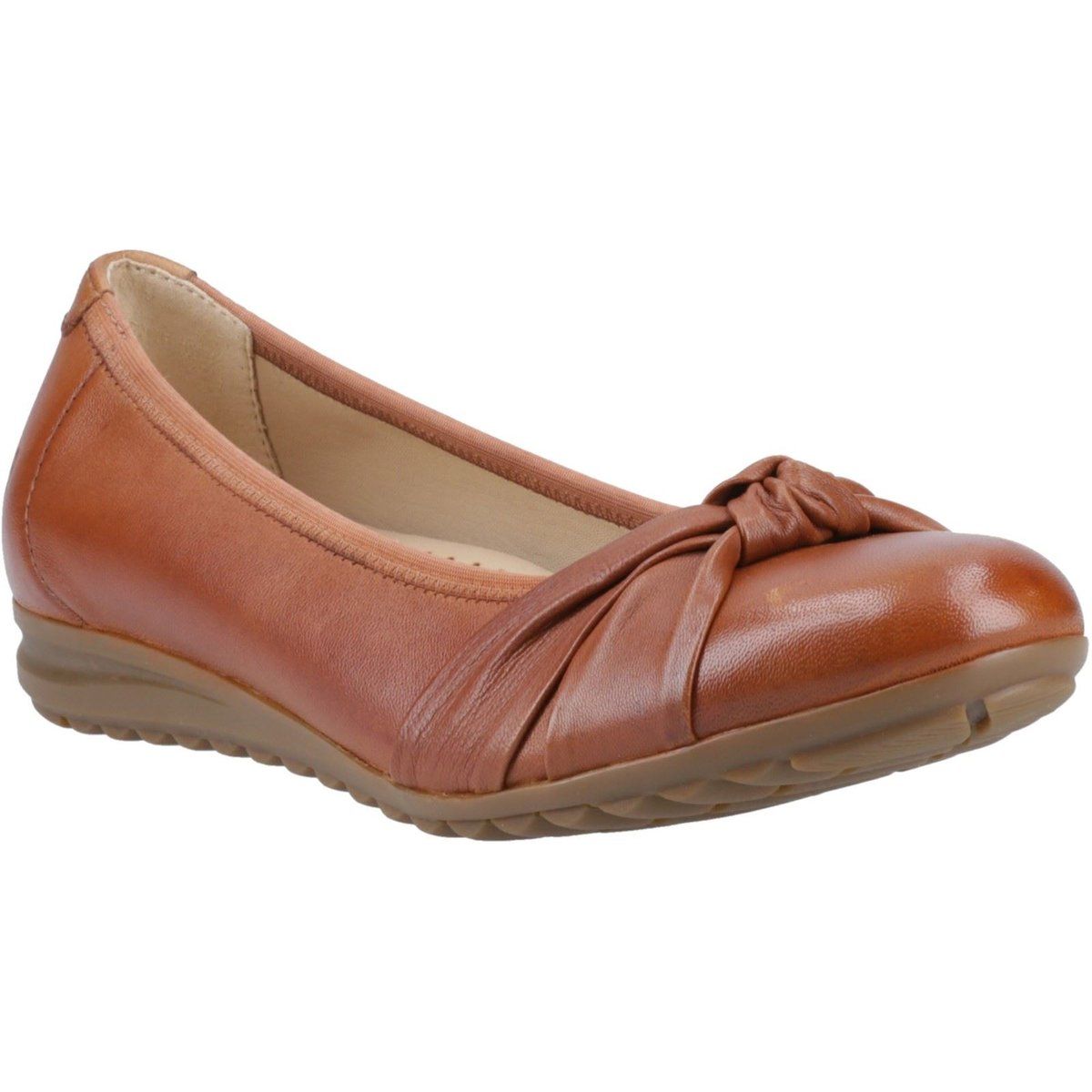Damen Ballerinas aus Leder mit Knoten