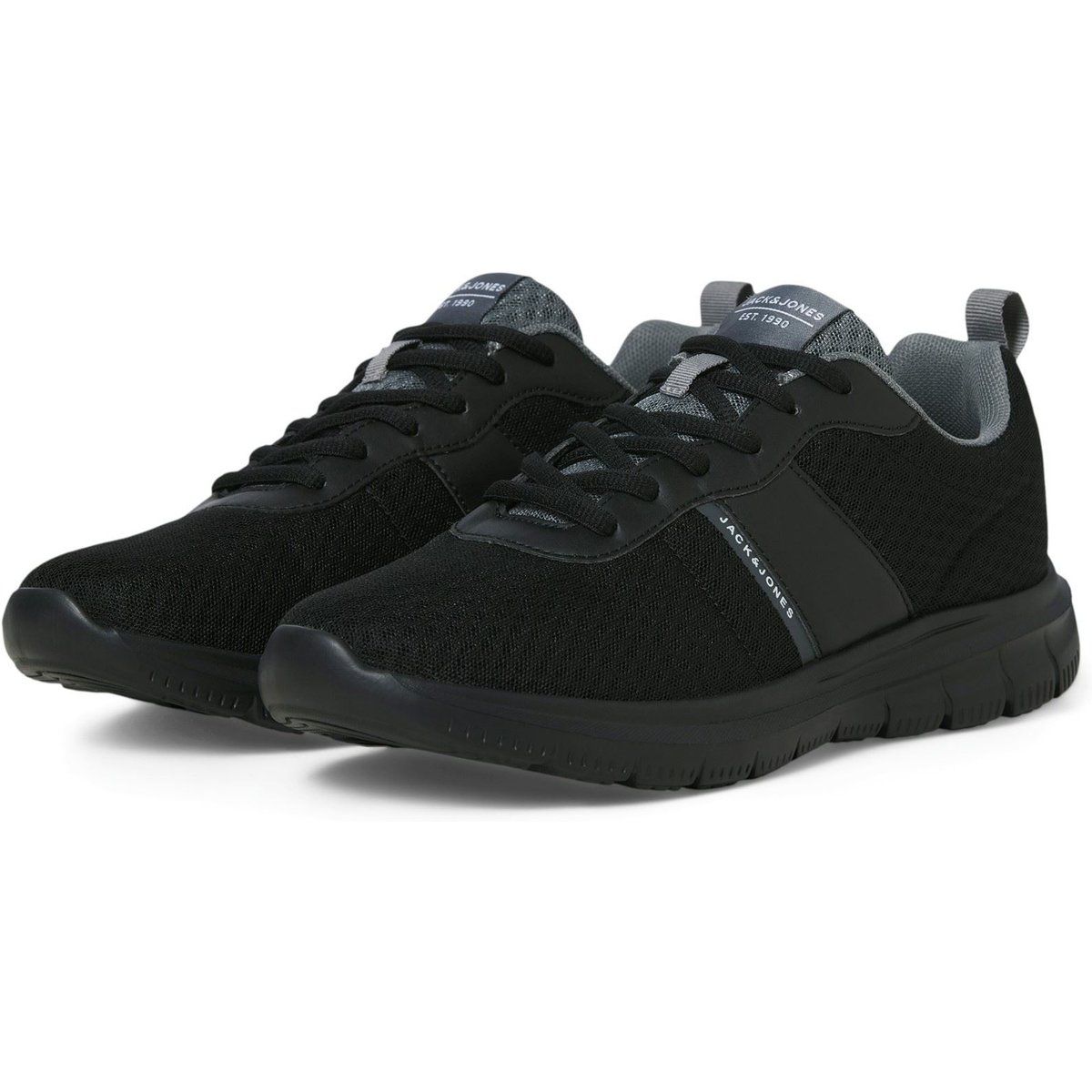 Jack & Jones Taylor Mesh Polyurethan Herren Schwarze Standardsneaker