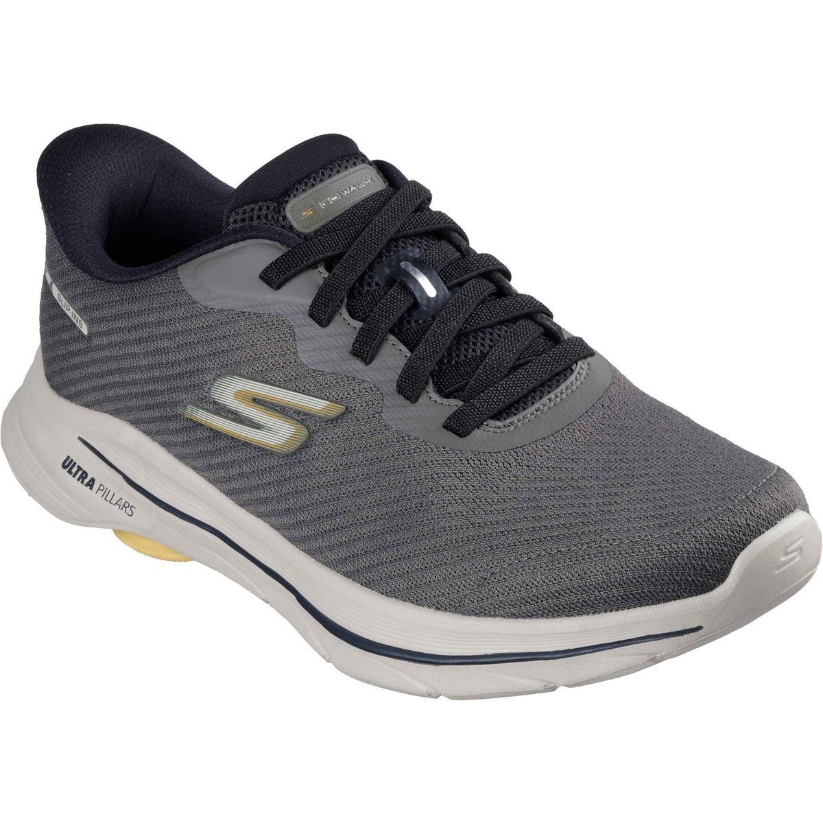 Skechers GO WALK 8 Pate Textil Herren Taupe Standard Sneaker