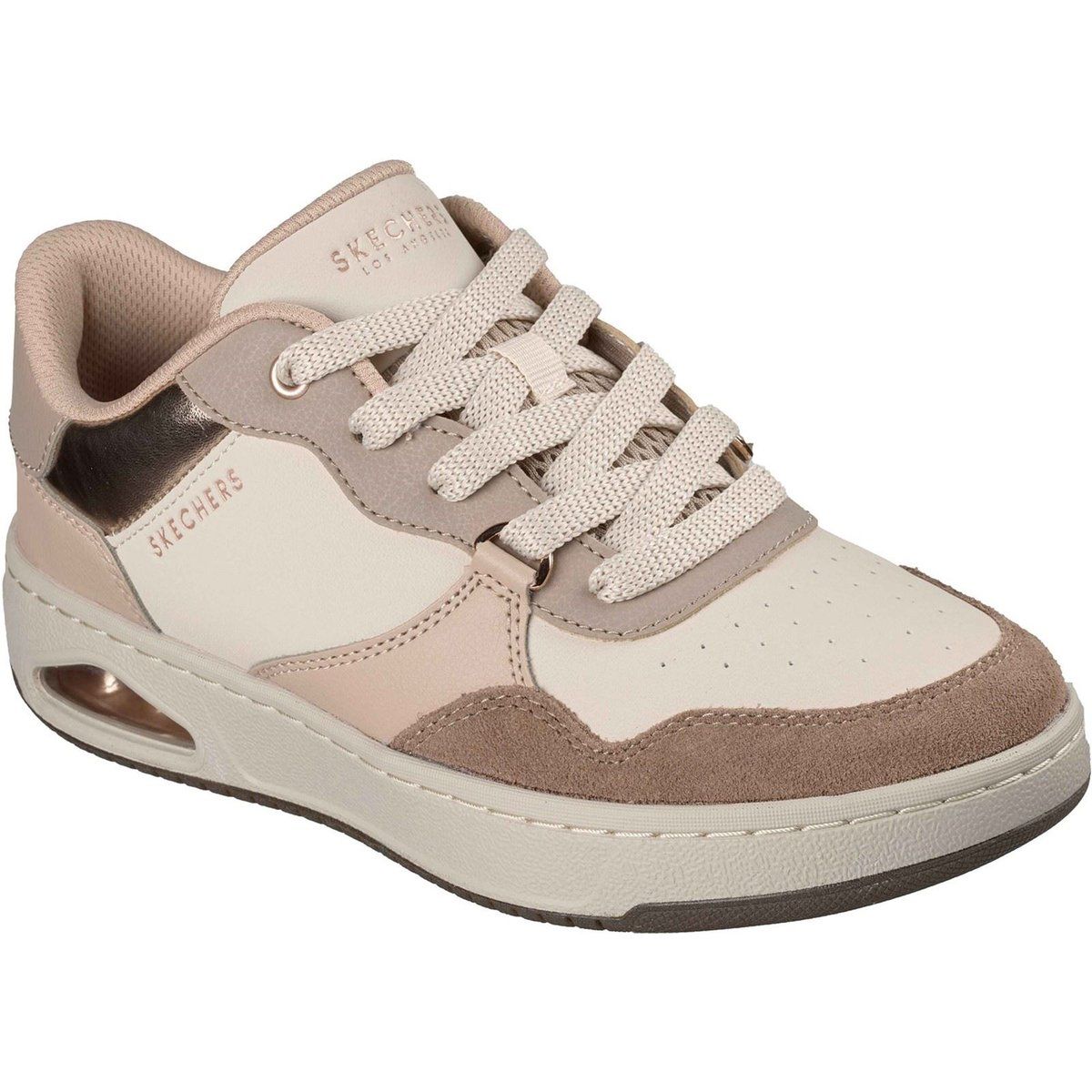 Skechers UNO CTL - Dezenter Schimmer Polyurethan Damen Taupe/Multi Standard Trainer