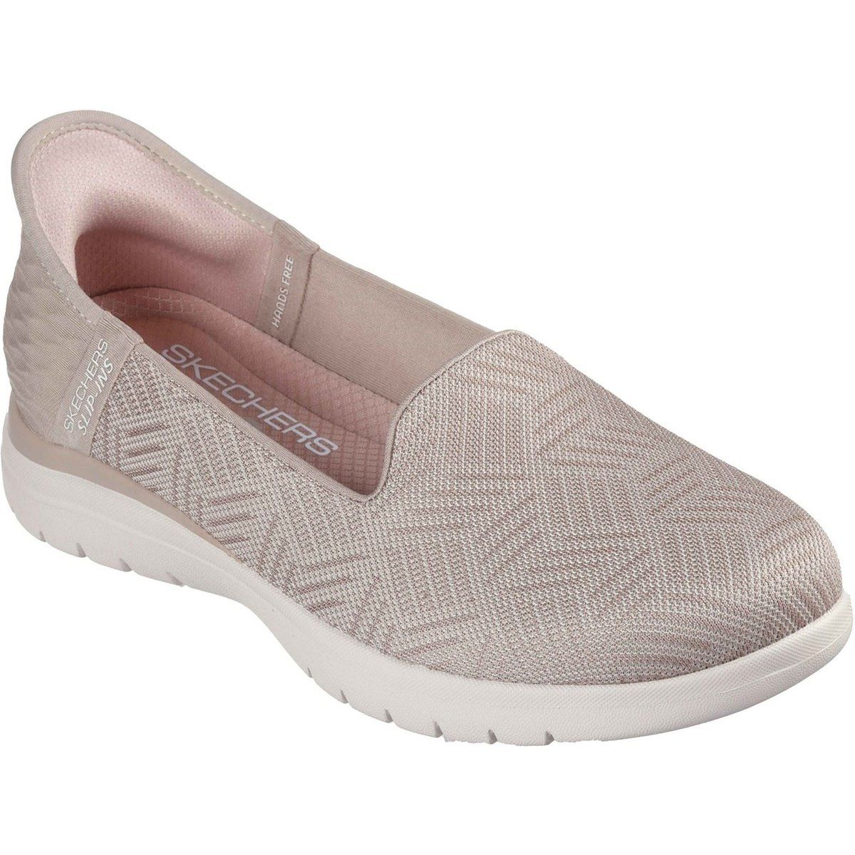 Skechers On-the-GO Flex - Clover Textil Damen Taupe Standard Sneaker
