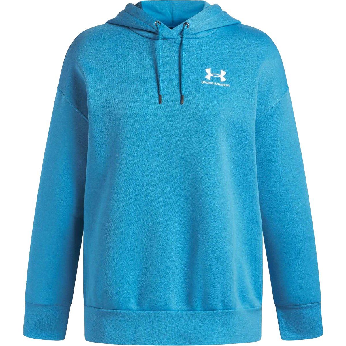 Übergroßer Fleece-Hoodie mit Logo