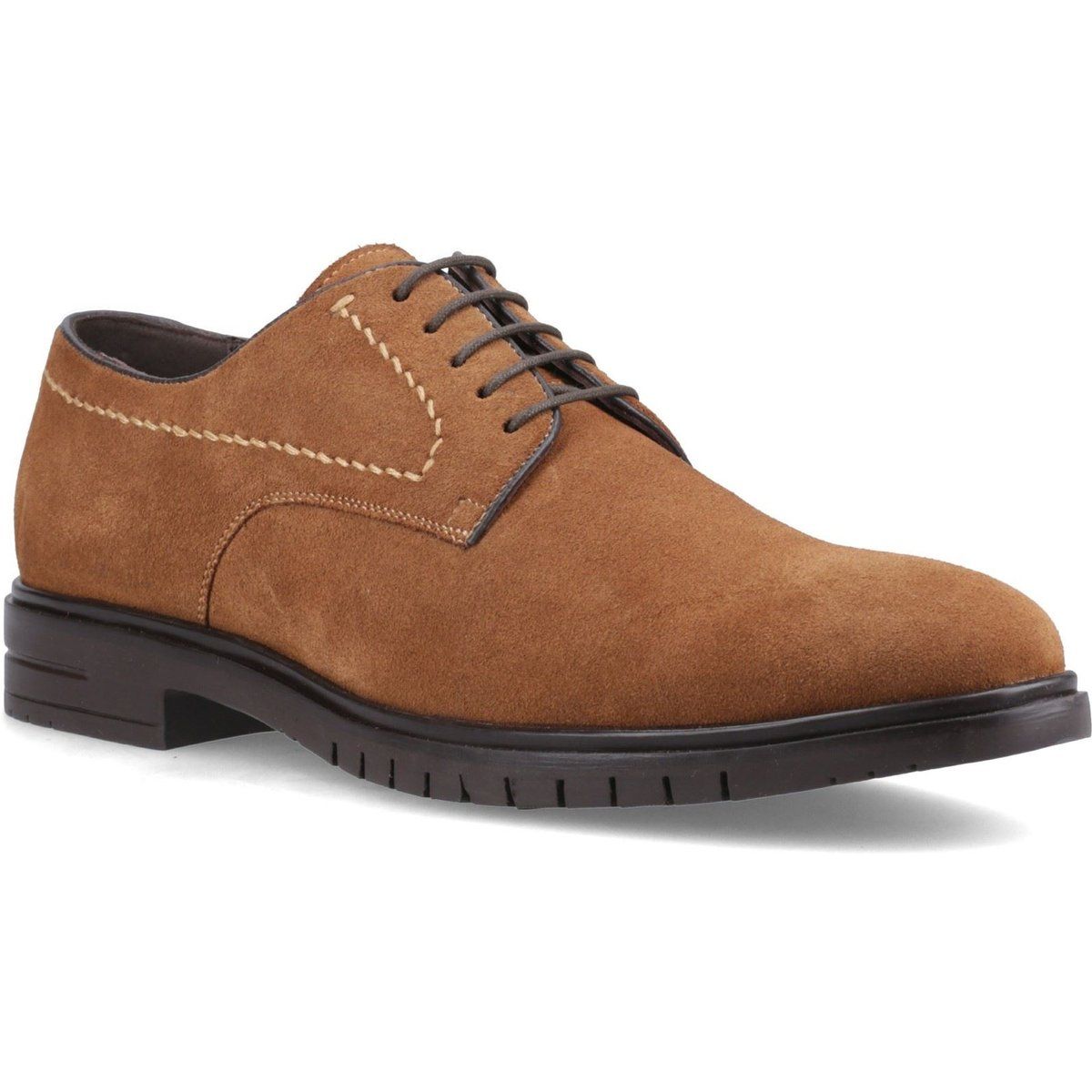 Hush Puppies Sterling Wildleder Herren Tan Standard Schnürschuhe