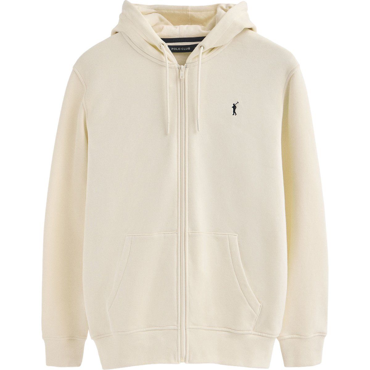 Herren Fleece Kapuzenpullover mit Reißverschluss