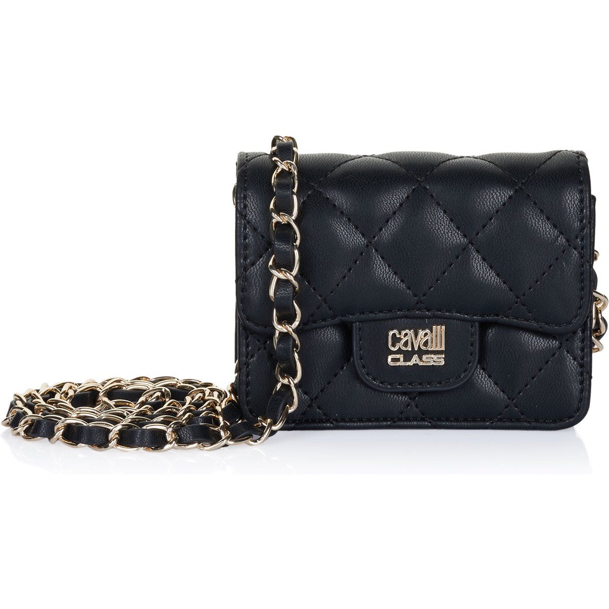 Gesteppte Mini Crossbody Tasche mit Kette