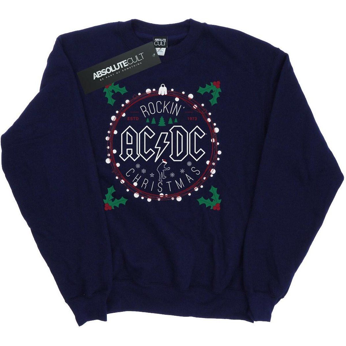 AC/DC - Sweatshirt für Mädchen (Marineblau)