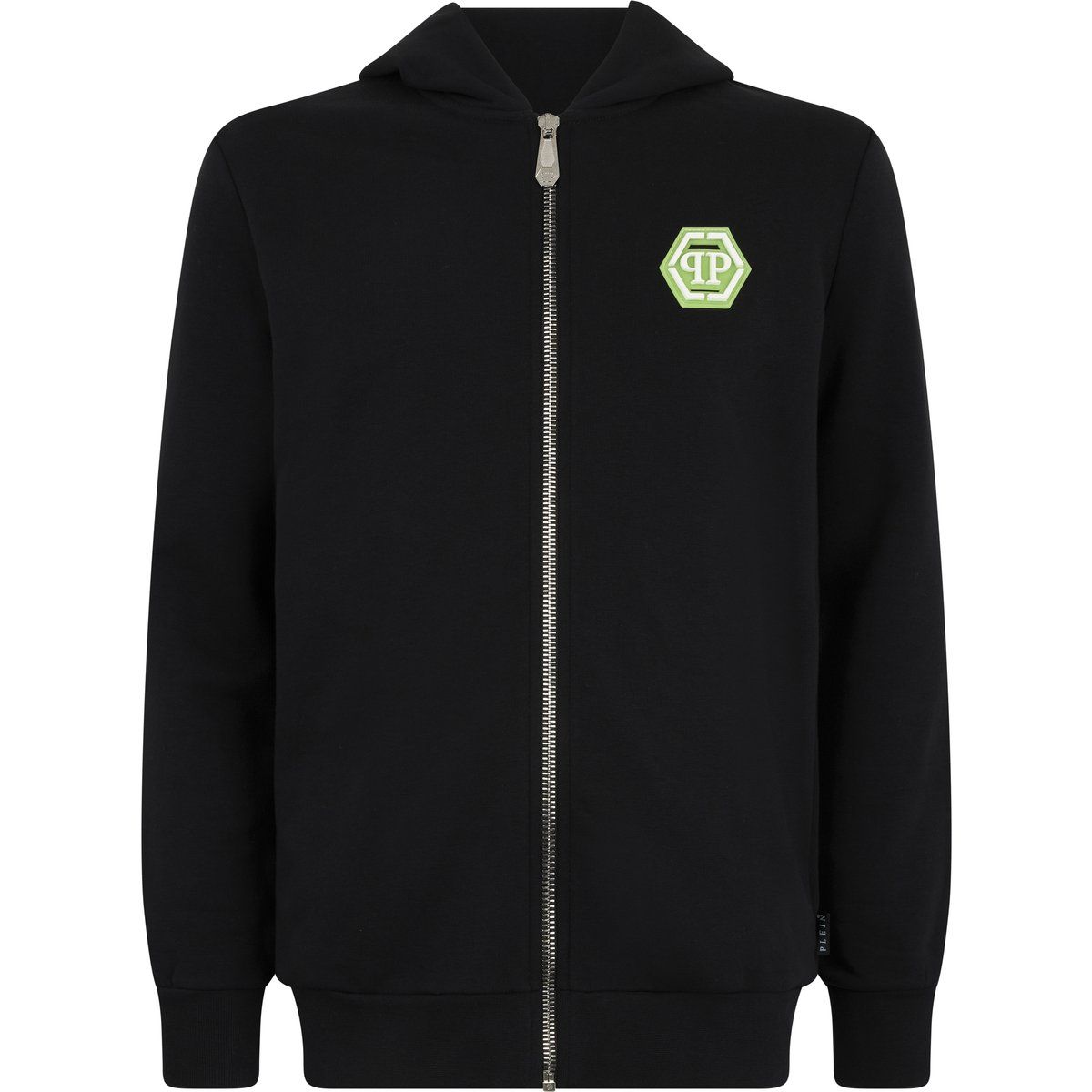 Iconic Plein Kapuzen-Sweatjacke mit Reißverschluss