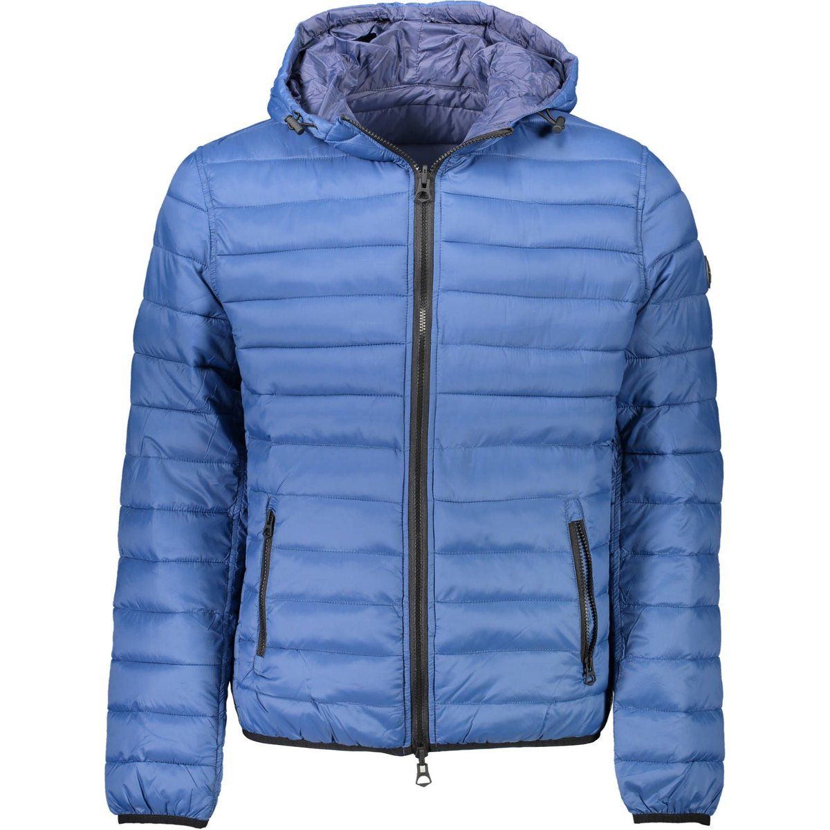 Leichte gesteppte Pufferjacke mit Kapuze