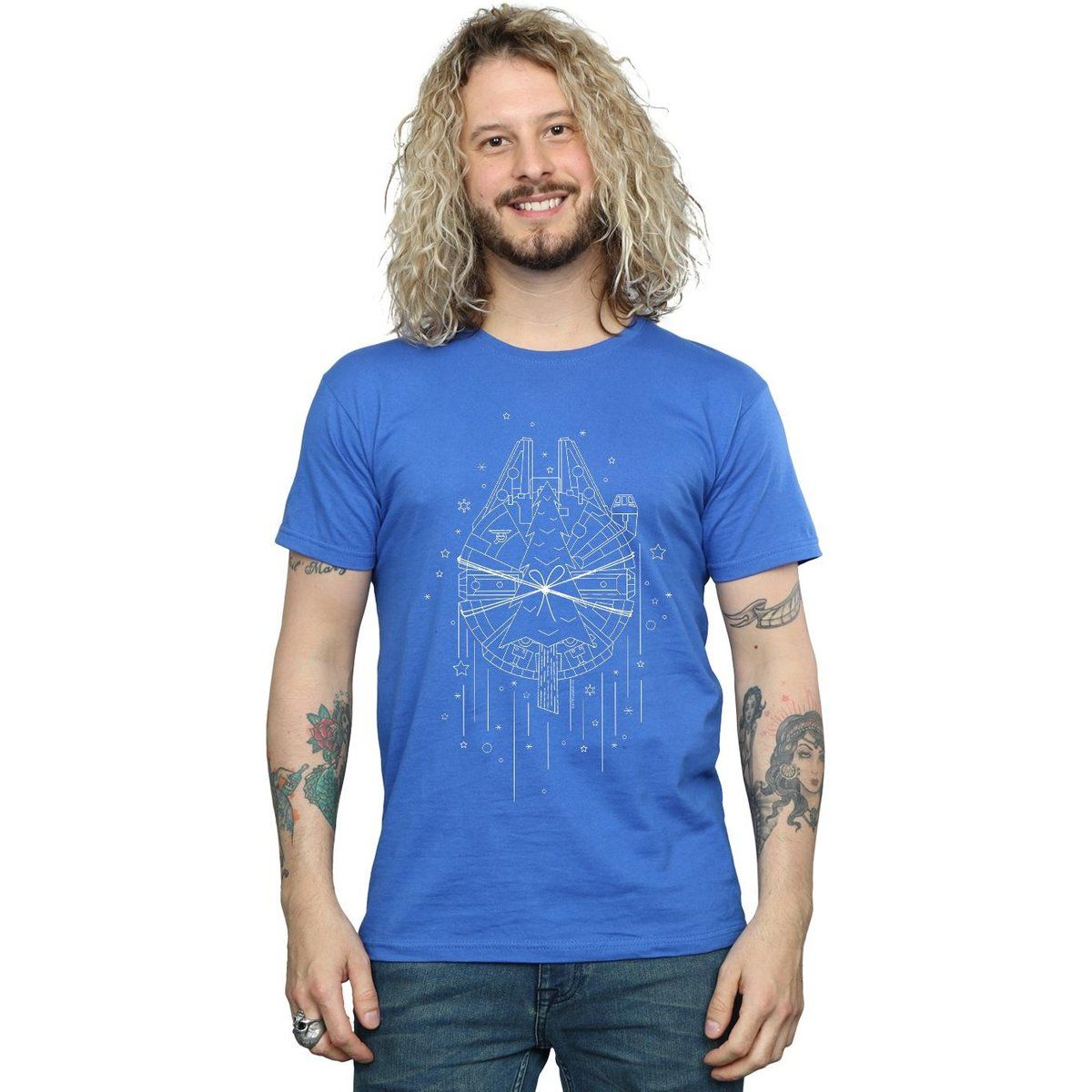 Star Wars - "Millennium Delivery" T-Shirt für Herren (Königsblau)