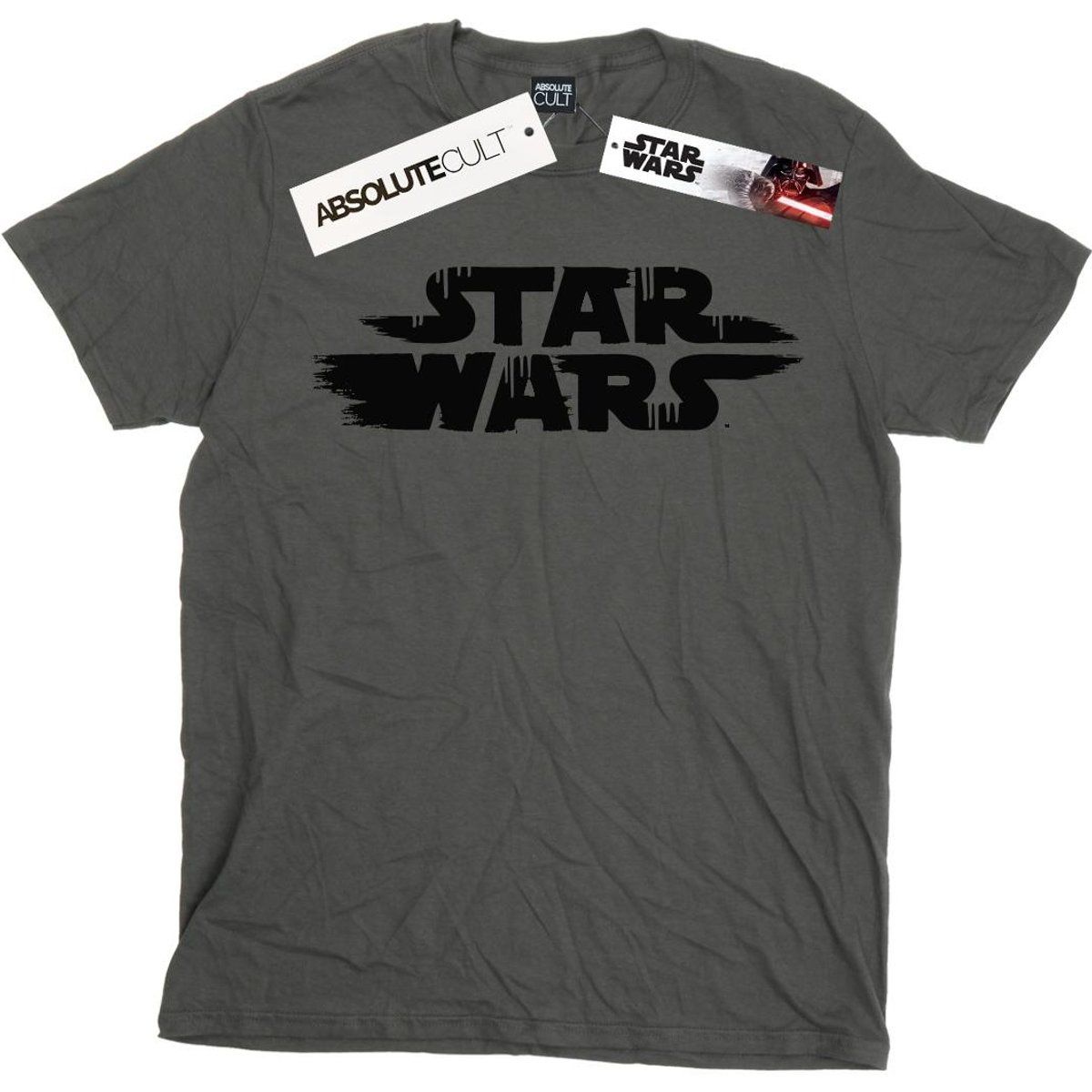 Grafik-T-Shirt mit Distressed-Logo