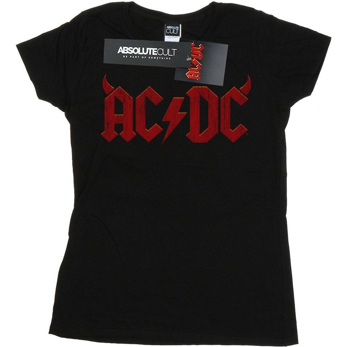 AC/DC Logo Grafik Damen T-Shirt