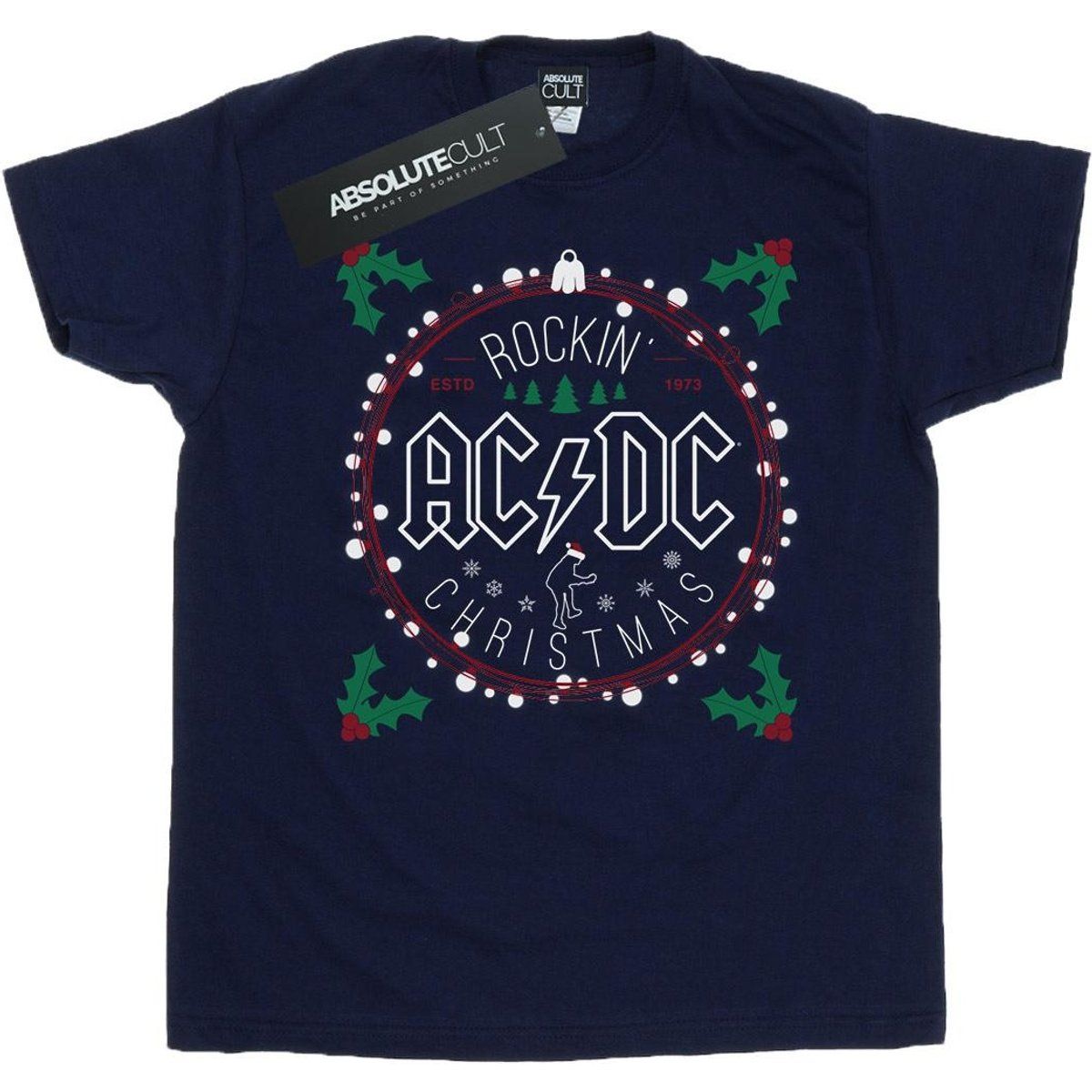 AC/DC Rockin' Christmas Grafik T-Shirt