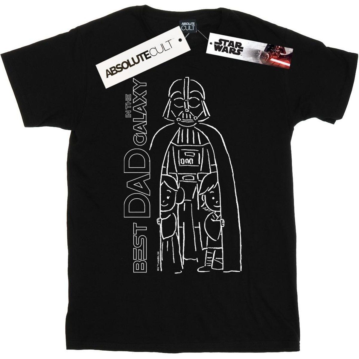Star Wars Best Dad Galaxy T-Shirt