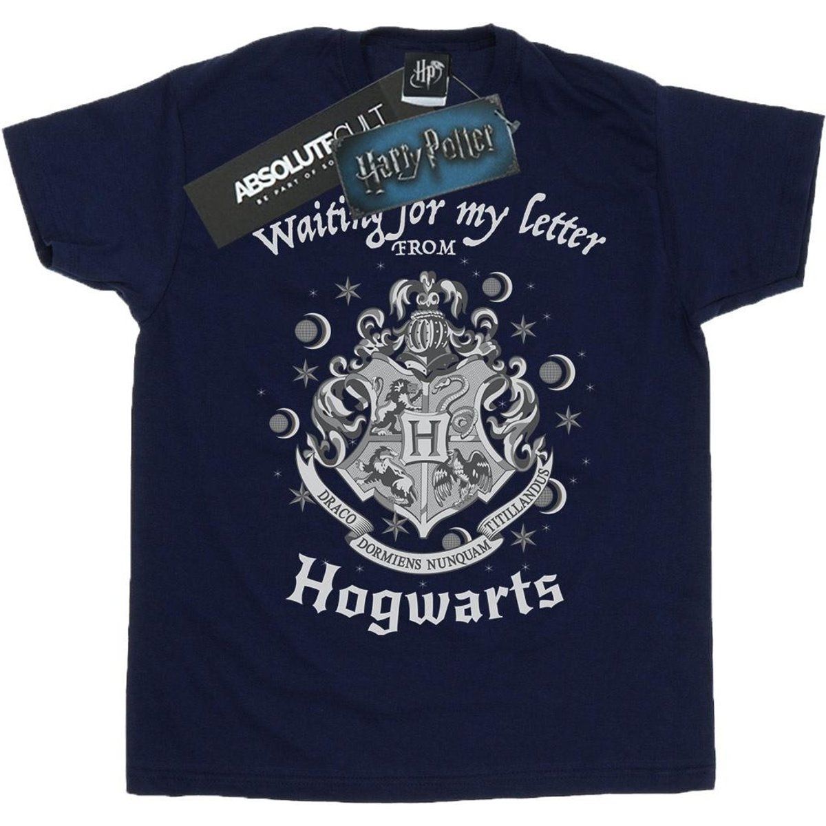 Harry Potter - "Hogwarts Waiting For My Letter" T-Shirt für Herren (Marineblau)