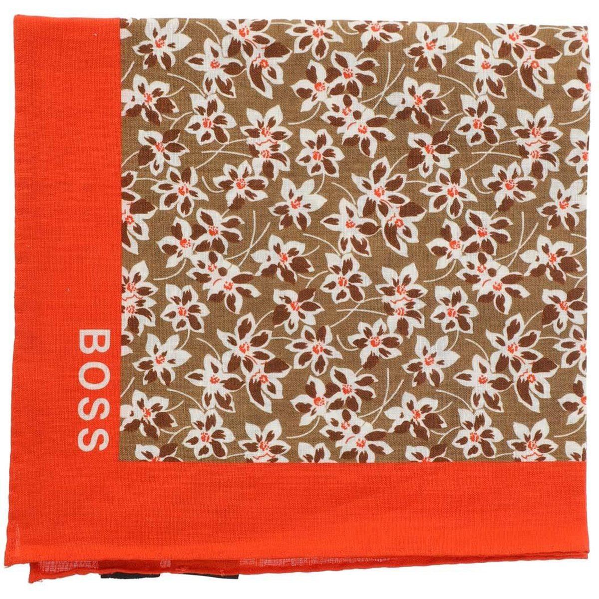 Gemustertes Einstecktuch mit Blumenmuster