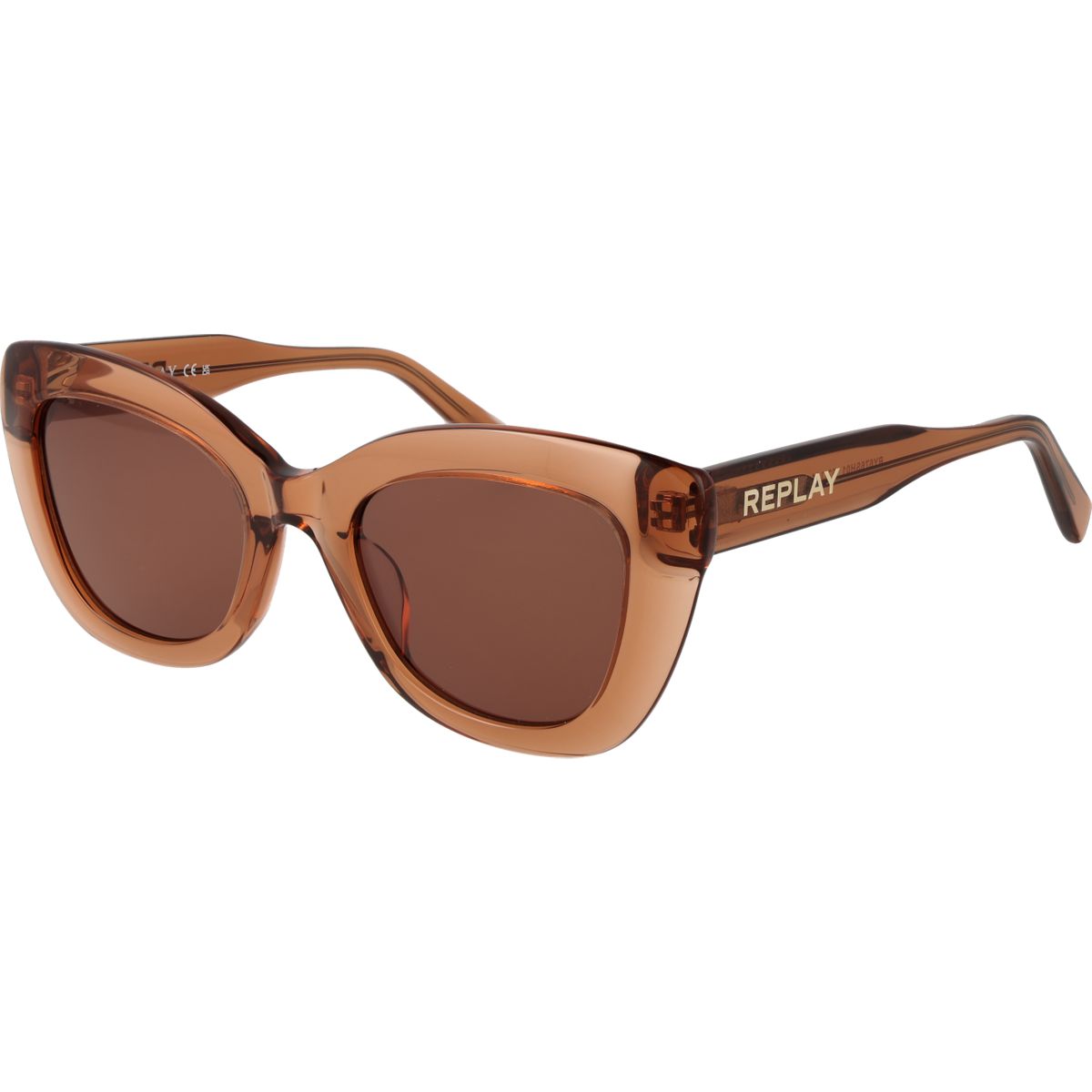Elegante Cat-Eye-Vollrand-Sonnenbrille
