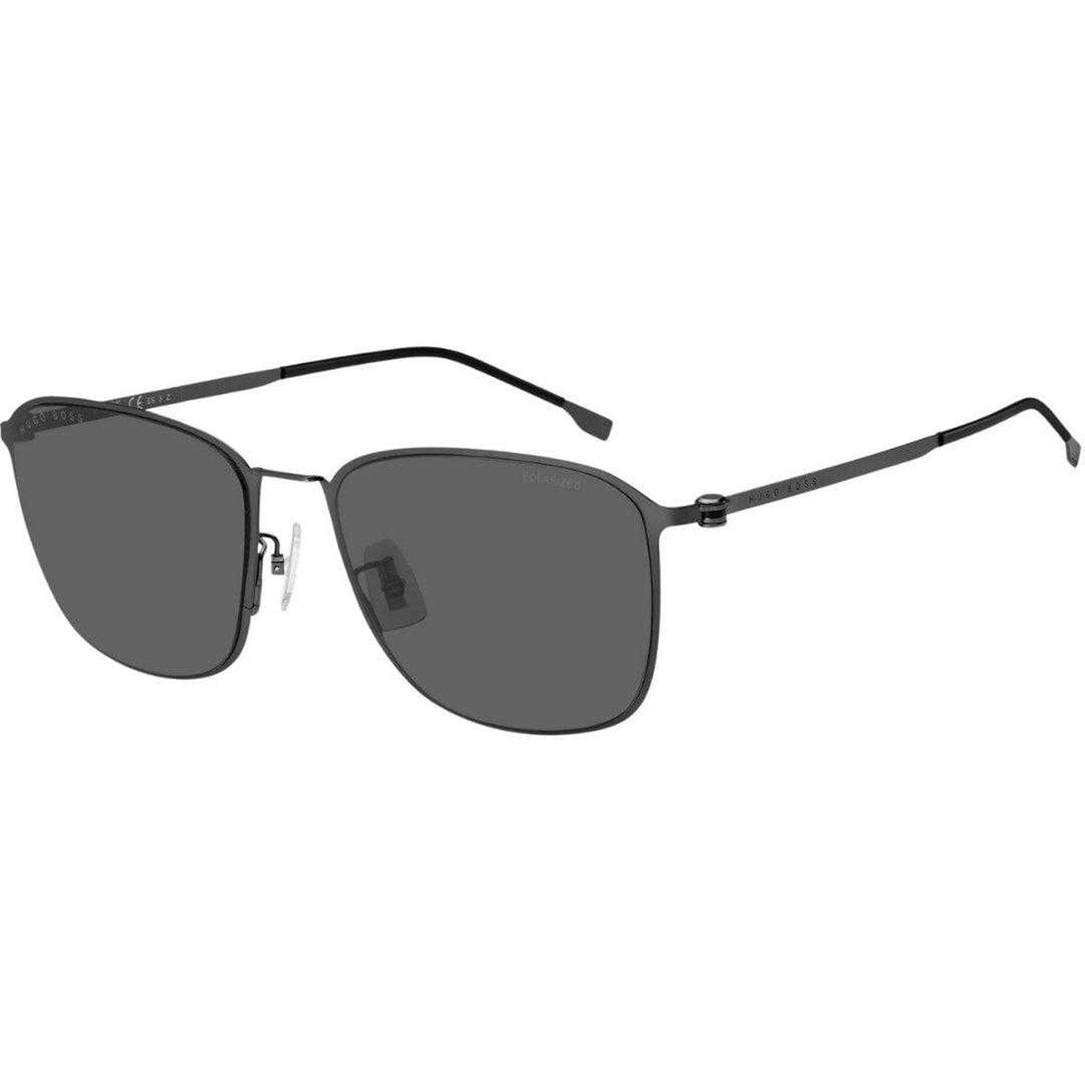 Hugo Boss - "BOSS1405FSK 0R80 M9" Polarisiert-Sonnenbrille für Herren (Dunkles Ruthenium/Grau)