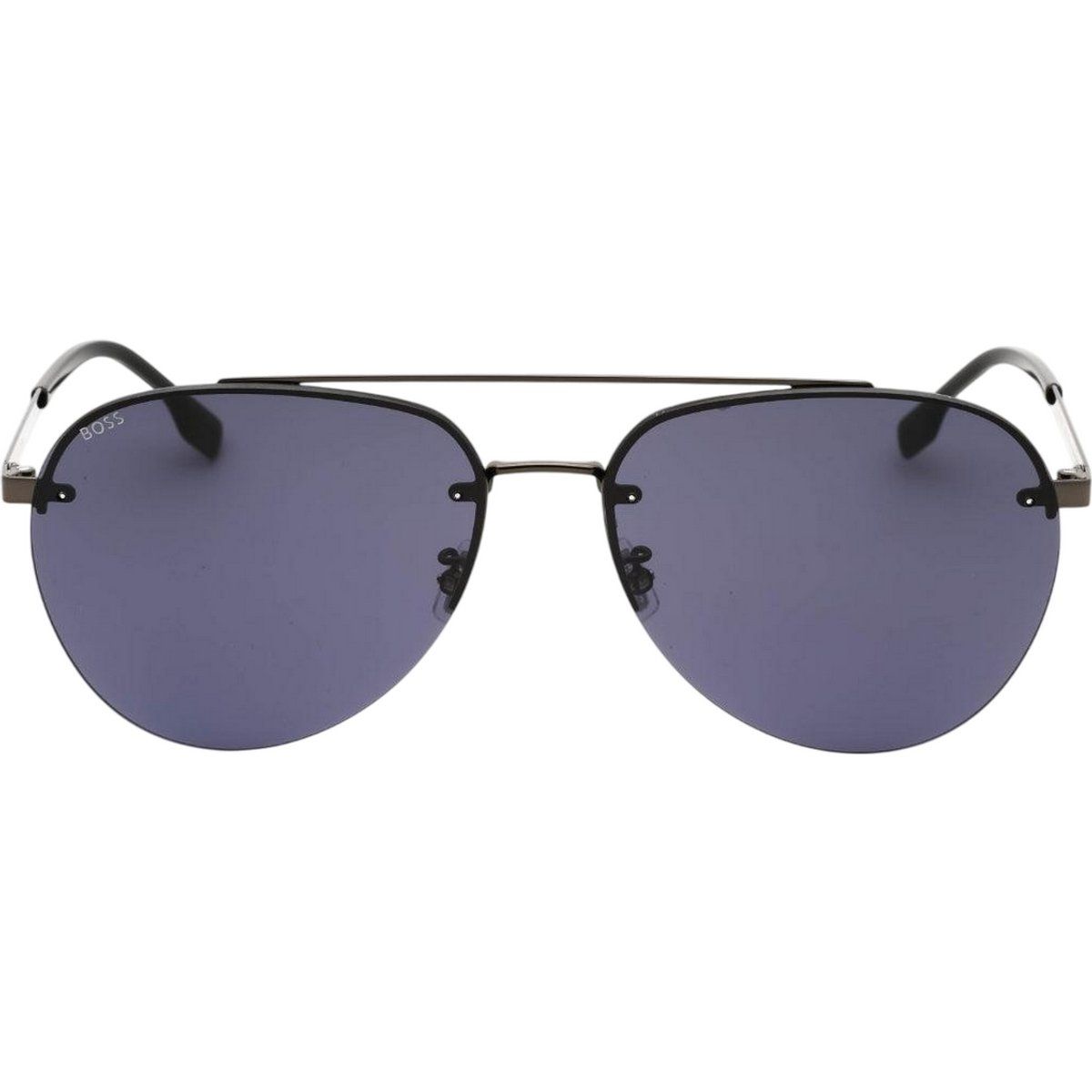 Hugo Boss - Sonnenbrille für Herren (Dunkles Ruthenium/Schwarz)