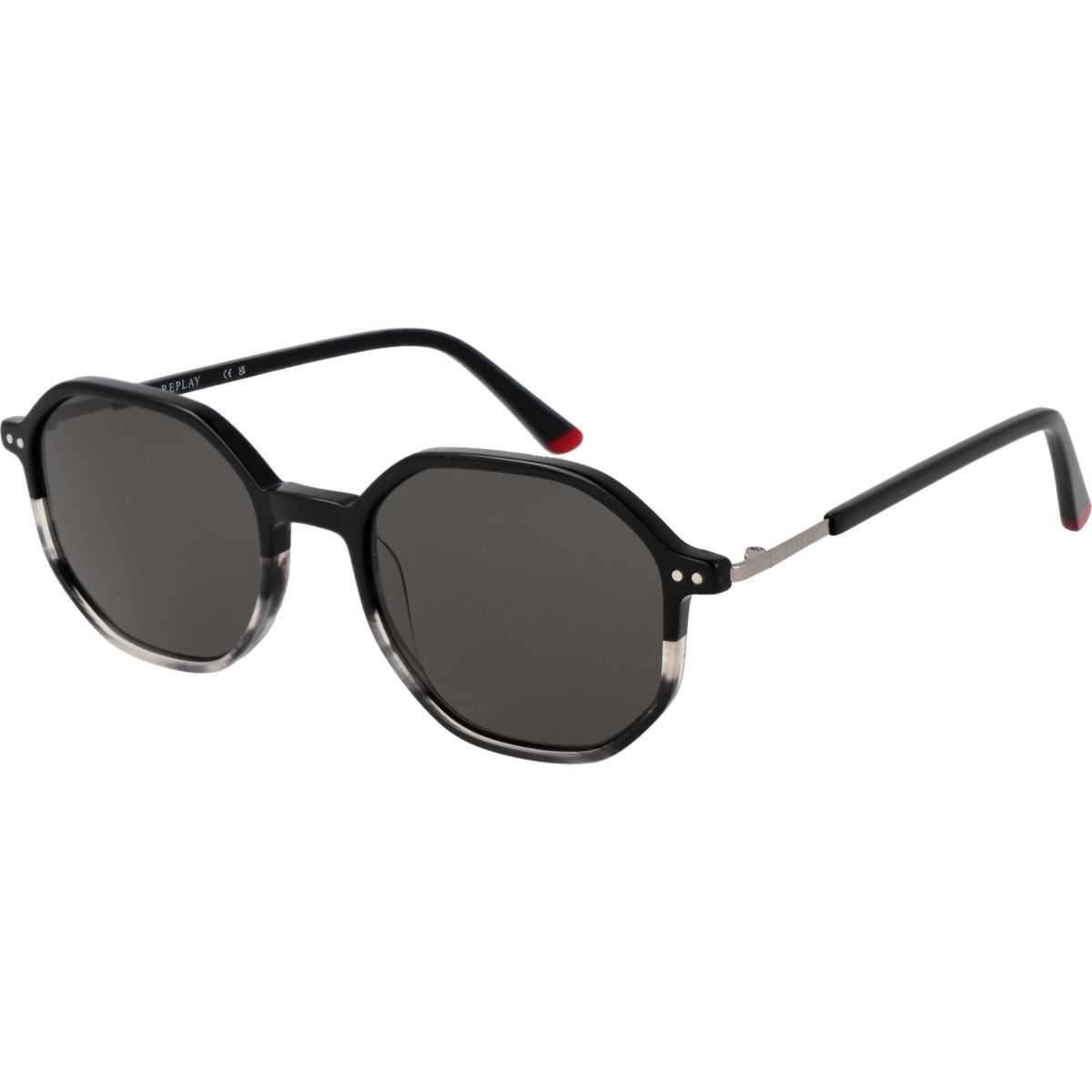 Moderne achteckige Sonnenbrille