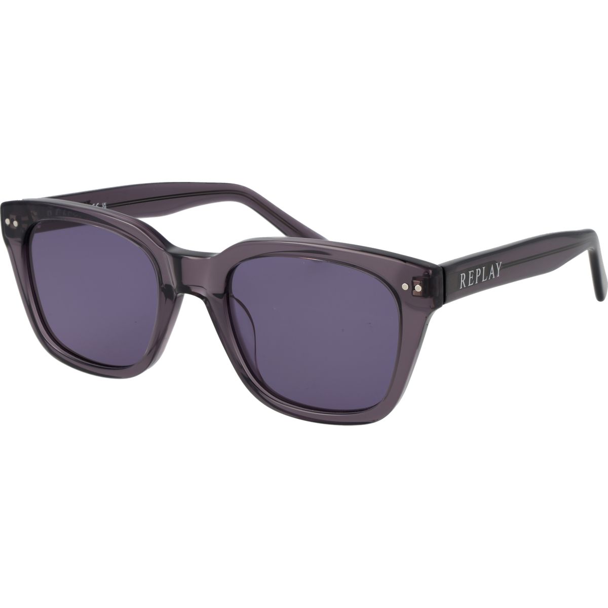 Quadratische Unisex Sonnenbrille mit Vollrand