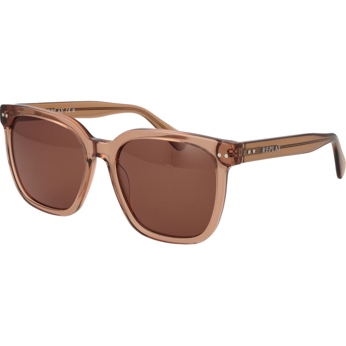 Klassische quadratische Vollrand Sonnenbrille