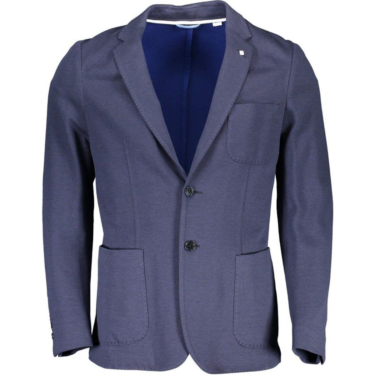 Lässiger Strickblazer mit aufgesetzten Taschen