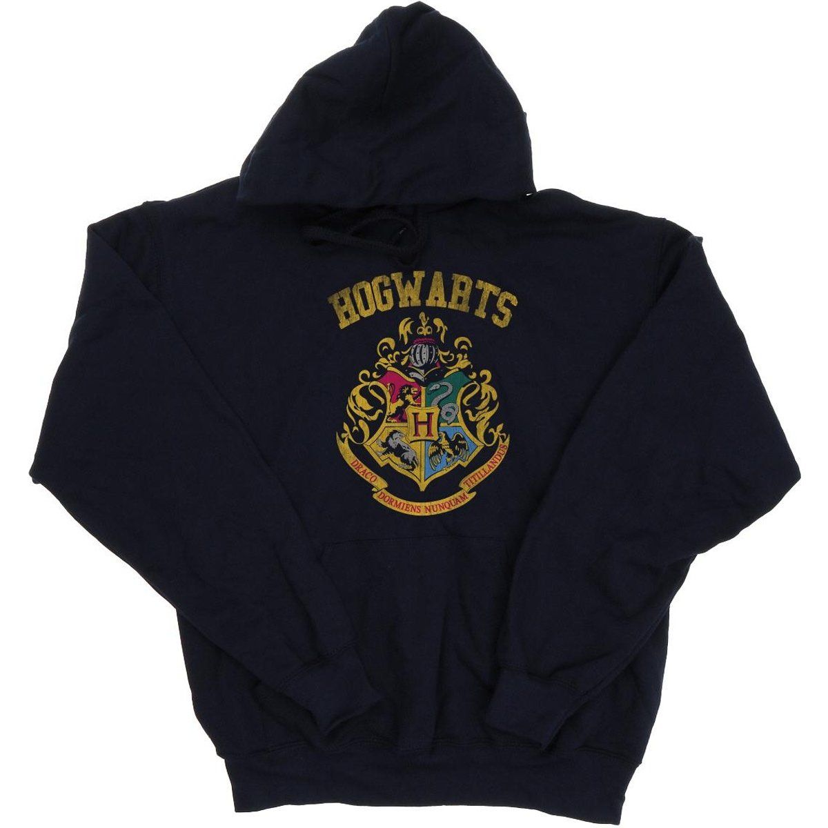 Harry Potter - "Hogwarts" Kapuzenpullover für Herren (Marineblau)