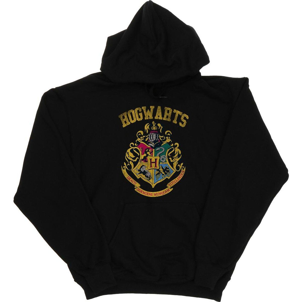 Harry Potter - "Hogwarts" Kapuzenpullover für Herren (Schwarz)
