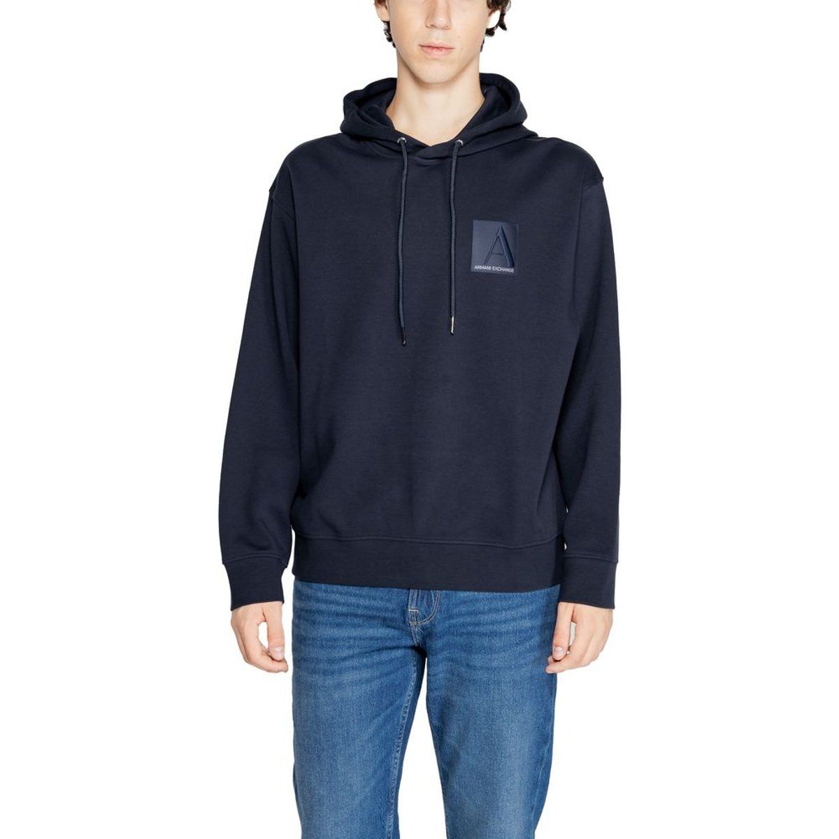 Herren Logo Patch Kapuzenpullover