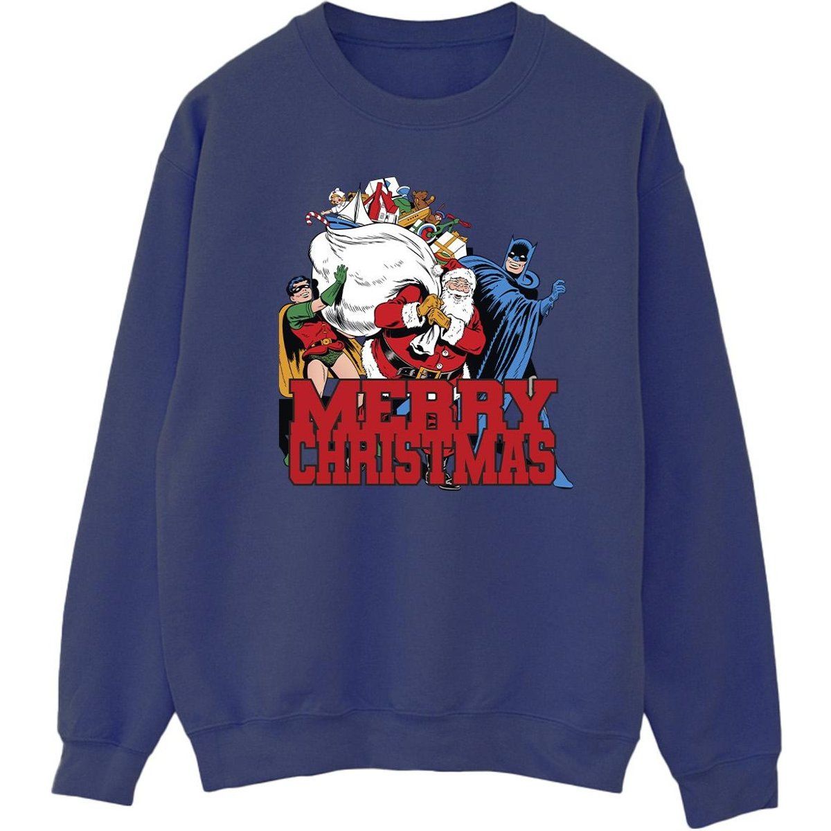Batman Weihnachten Rundhals-Sweatshirt
