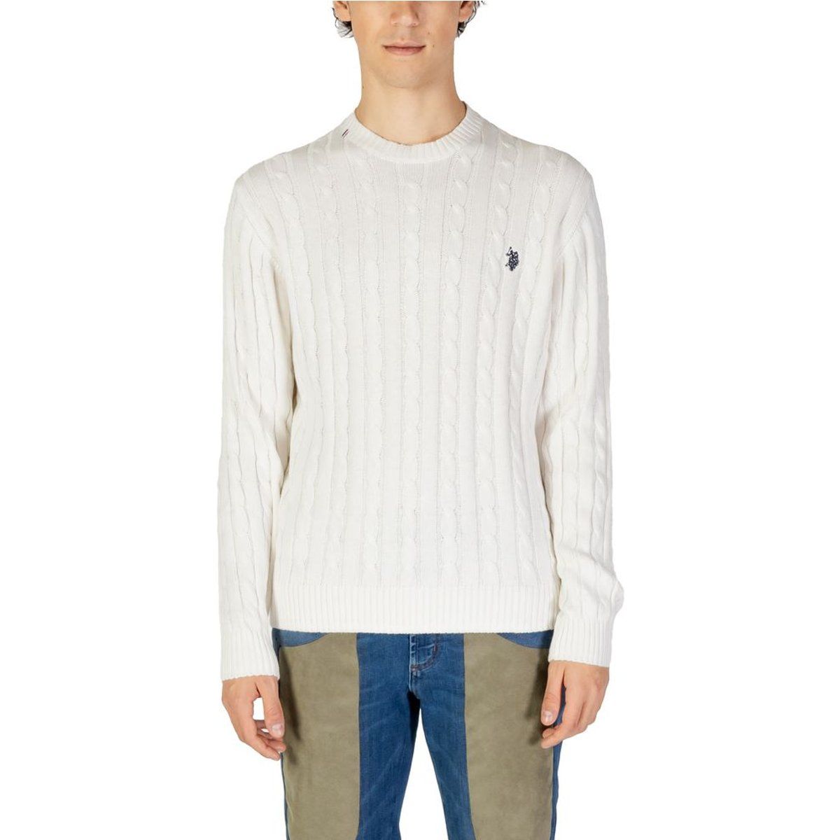 Cable-Knit-Pullover im klassischen Schnitt