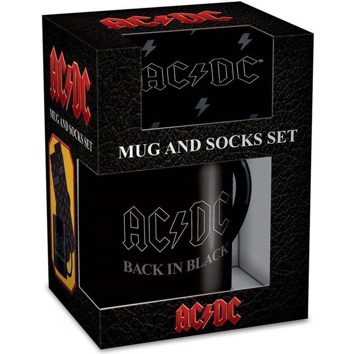 AC/DC Tasse und Socken Set