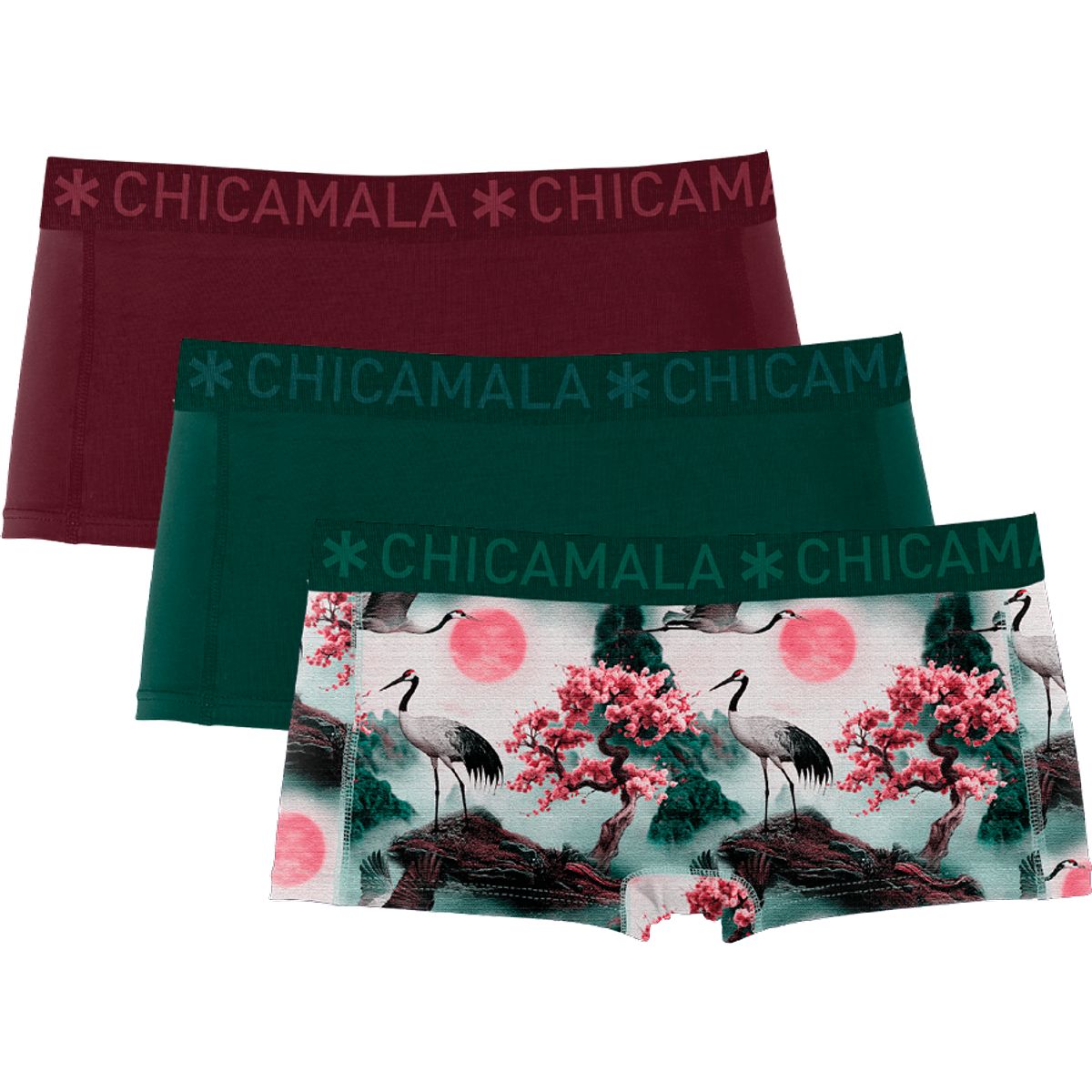 Chicamala Boxer – 3er-Pack – Unterwäsche für Mädchen
