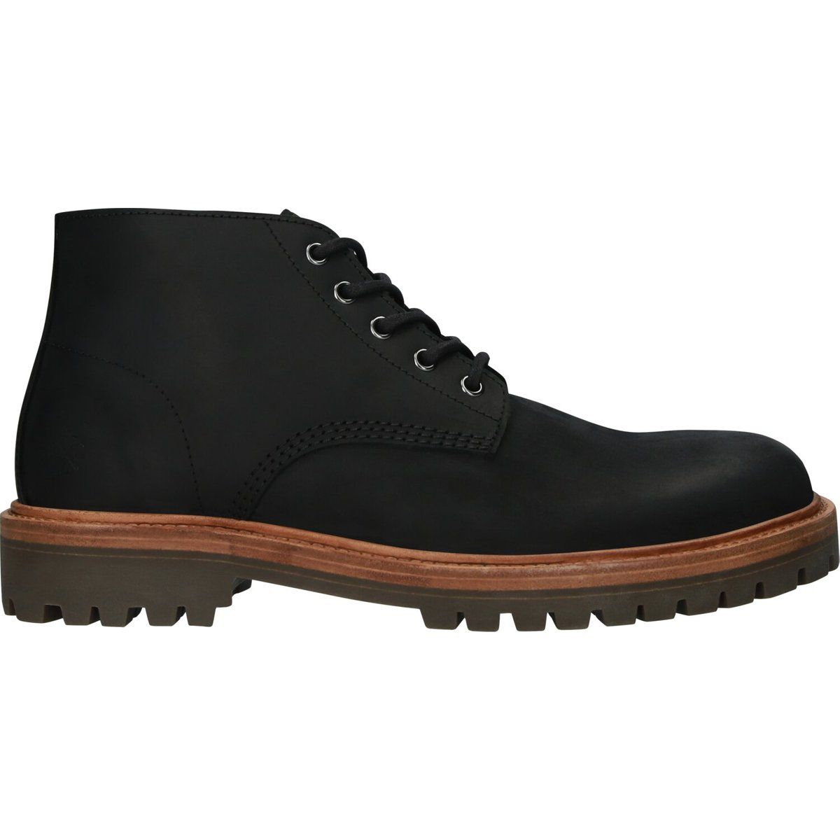 Herren Leder Chukka Stil Stiefelette